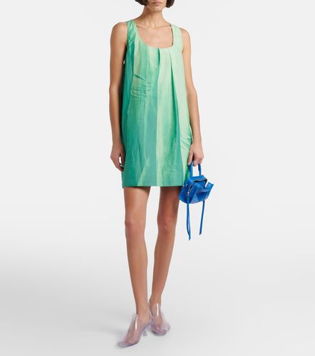 Vestido corto de piel estampado - Loewe - Modalova
