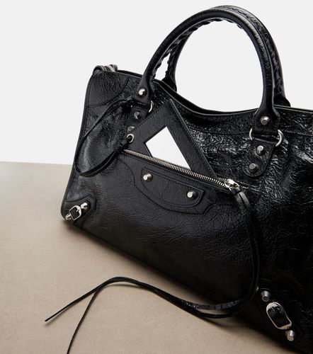 Le City Medium leather top-handle bag - Balenciaga - Modalova
