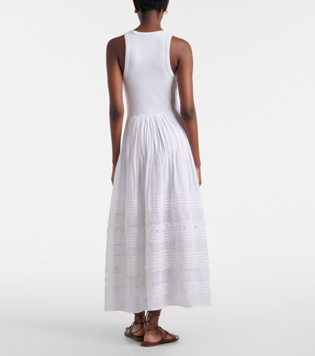 Abito lungo in misto cotone con pizzo - Polo Ralph Lauren - Modalova