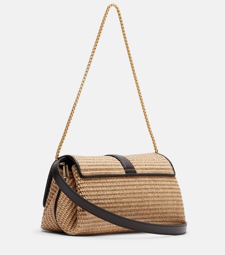 Mia Small raffia shoulder bag - Ferragamo - Modalova