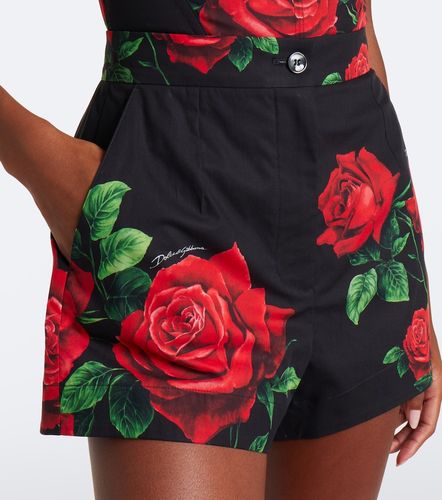 Shorts de algodón florales - Dolce&Gabbana - Modalova