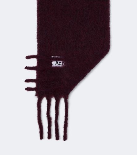 Sciarpa in alpaca, lana e mohair con frange - Acne Studios - Modalova