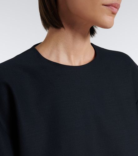 Vestido corto de gabardina en mezcla de lana - Plan C - Modalova