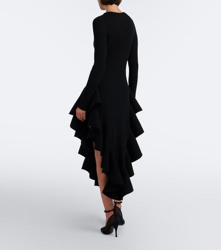 Alaia Ruffled wool-blend midi dress - Alaia - Modalova