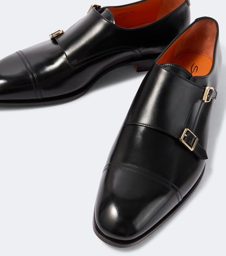 Santoni Zapatos monk de piel - Santoni - Modalova