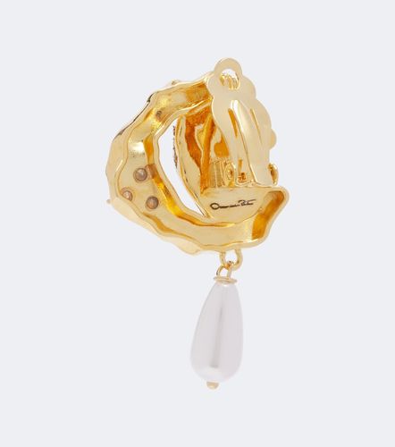 Orecchini pendenti con perle bijoux - Oscar de la Renta - Modalova