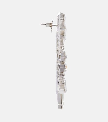 Begum crystal-embellished earrings - Amina Muaddi - Modalova