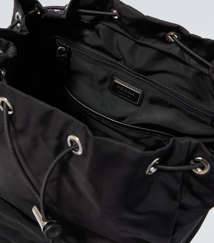 Rucksack aus Re-Nylon mit Leder - Prada - Modalova