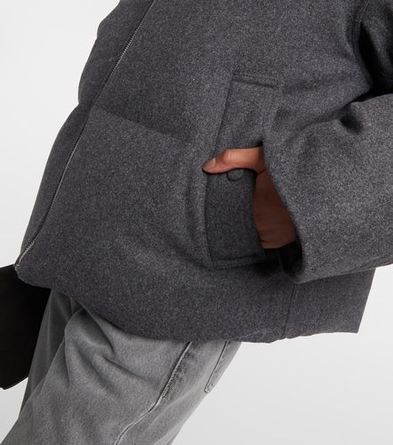 Wool-blend flannel down jacket - Toteme - Modalova