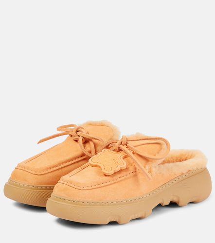Burberry Stony suede mules - Burberry - Modalova