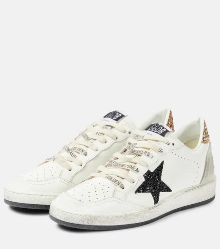 Ball Star glitter leather sneakers - Golden Goose - Modalova