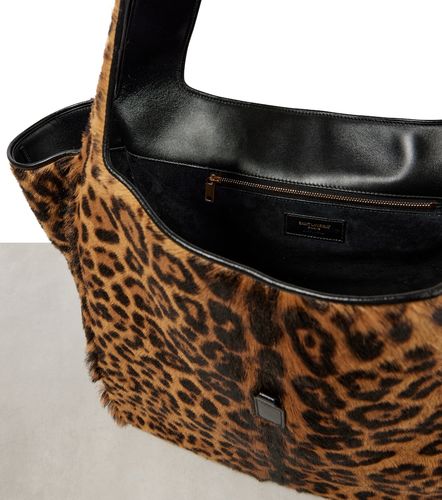 Le 5 A 7 Bea leopard-print shoulder bag - Saint Laurent - Modalova