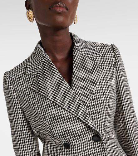 Houndstooth wool-blend blazer - Dolce&Gabbana - Modalova