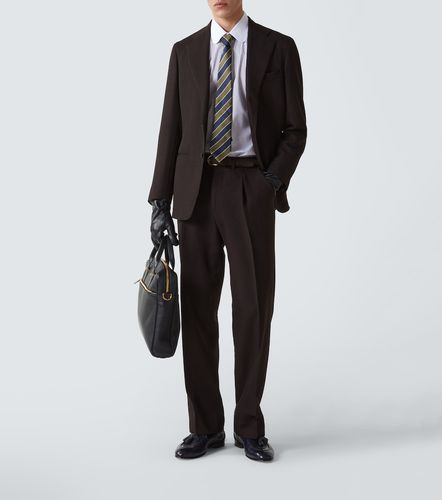 Camisa de sarga de algodón a rayas - Dunhill - Modalova