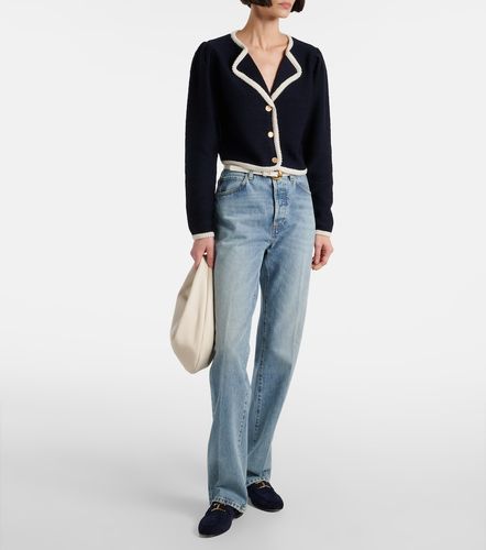 Top Corded Cardi in lana e cotone - Frame - Modalova