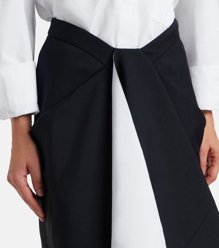 Draped wool and mohair midi skirt - Givenchy - Modalova