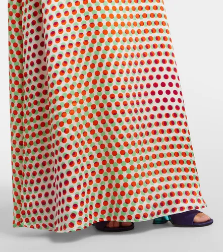 Dries Van Noten Polka-dot silk gown - Dries Van Noten - Modalova