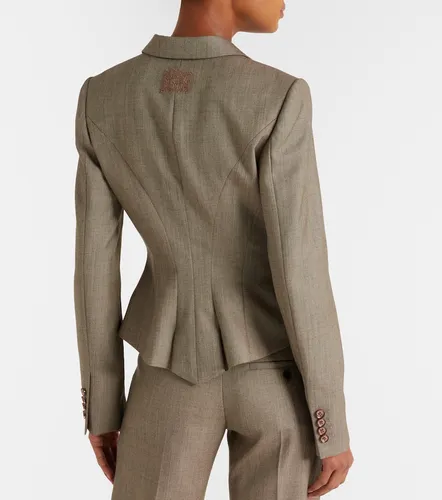 McQueen Cropped wool blazer - McQueen - Modalova