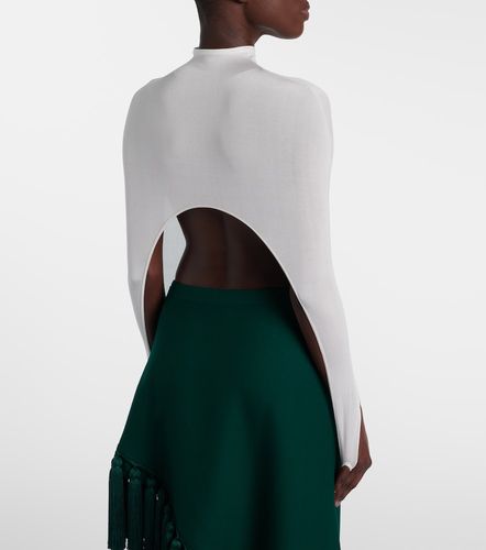 Alaïa Top de punto en mezcla de seda - Alaia - Modalova