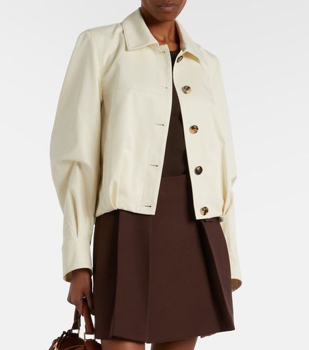 Cotton and silk blouson jacket - Loewe - Modalova