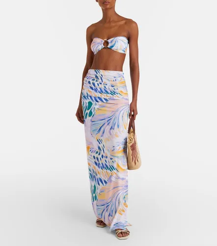Carlotta printed bandeau bikini top - Alexandra Miro - Modalova