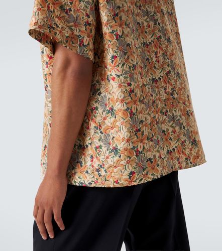 Camicia da bowling in seta con stampa - Valentino Garavani - Modalova