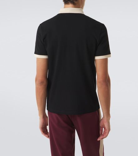 Polo de piqué de algodón con VGold - Valentino - Modalova