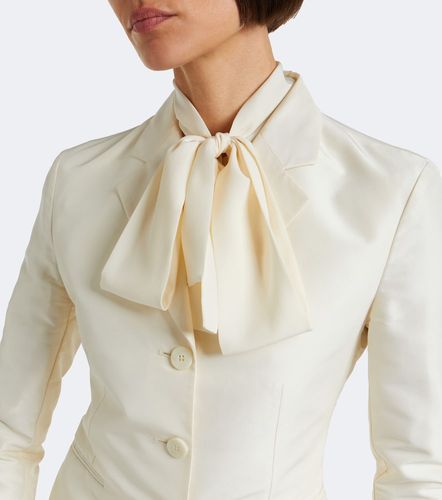 Single-breasted silk faille blazer - Gucci - Modalova