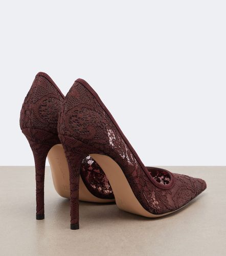 Salones Claudia de encaje con ante - Gianvito Rossi - Modalova