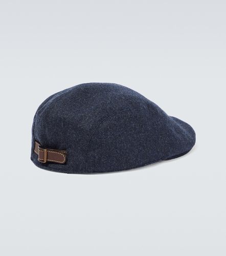 Gorra de lana con logo - Brunello Cucinelli - Modalova