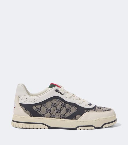 Gucci Gucci Re-Web leather sneakers - Gucci - Modalova