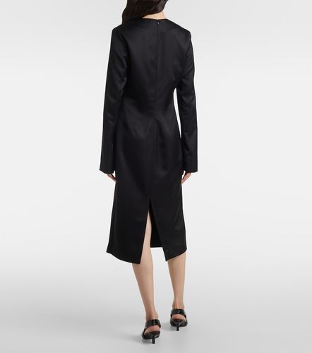 Toteme Abito midi in raso - Toteme - Modalova