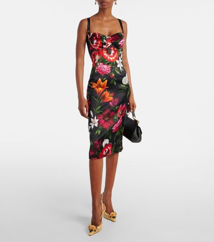 Dolce&Gabbana Midikleid aus Satin - Dolce&Gabbana - Modalova