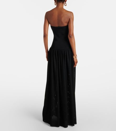 Belted knitted strapless maxidress - Self-Portrait - Modalova