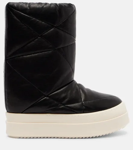 Botas Mega Bumper Lunar de piel - Rick Owens - Modalova