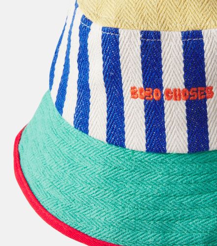Sombrero de pescador de algodón a rayas - Bobo Choses - Modalova
