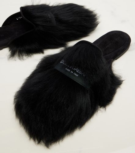 Dolce&Gabbana Shearling mules - Dolce&Gabbana - Modalova