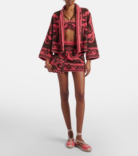 Top de jacquard de rizo de algodón - Valentino - Modalova
