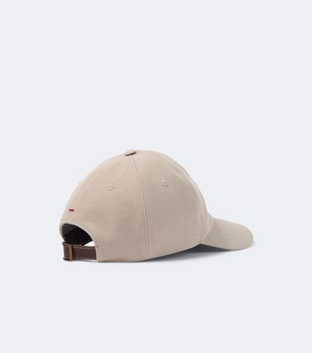 Gorra de lona de algodón con logo - Brunello Cucinelli - Modalova