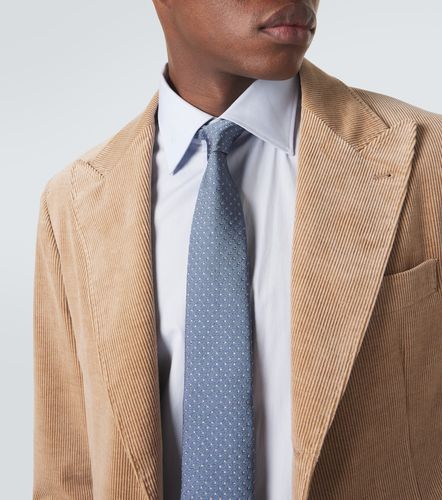 Cravatta in seta jacquard - Brunello Cucinelli - Modalova