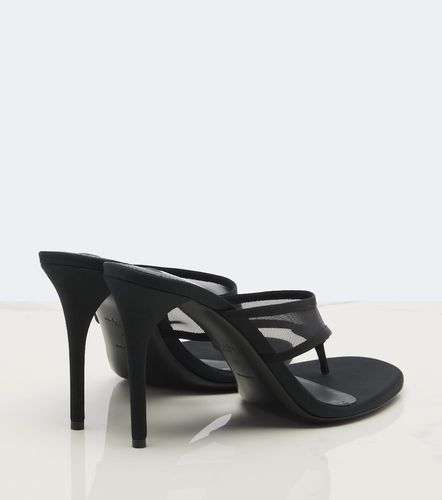 Alaia Infra tulle thong sandals - Alaia - Modalova