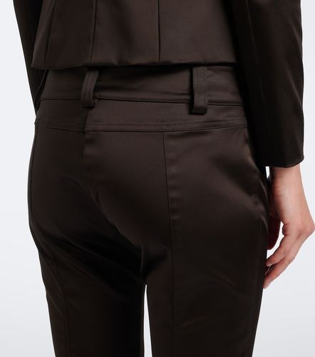 Gucci Duchess satin flared pants - Gucci - Modalova