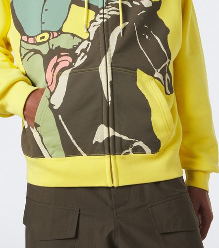 Felpa con cappuccio in jersey di cotone - JW Anderson - Modalova