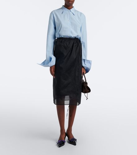 Prada Oversized cotton poplin shirt - Prada - Modalova