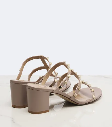 Rockstud leather sandals - Valentino Garavani - Modalova