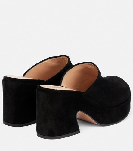 Mules Lyss aus Veloursleder - Gianvito Rossi - Modalova