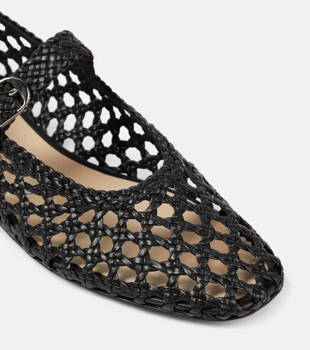 Woven leather Mary Jane flats - Le Monde Beryl - Modalova