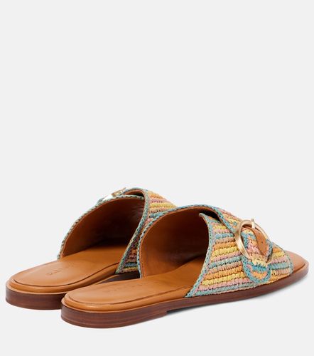 Clergerie Irme raffia slides - Clergerie - Modalova