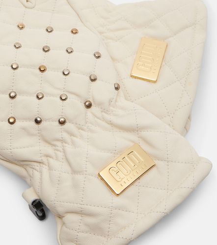 Glisten studded leather ski gloves - Goldbergh - Modalova