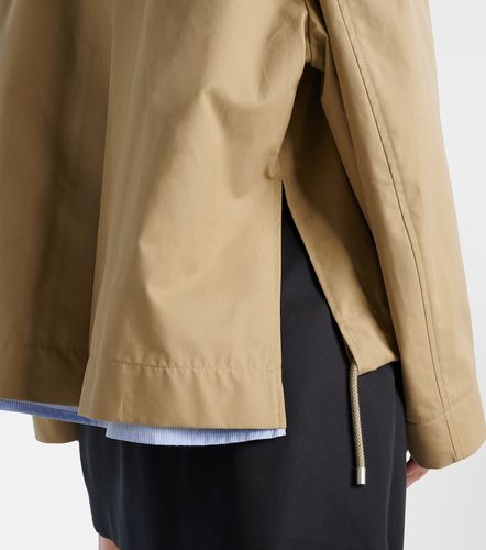 Chaqueta de gabardina de algodón con anagrama - Loewe - Modalova